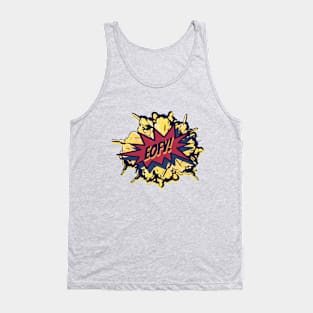 End of financial year comic book explosion Tank Top